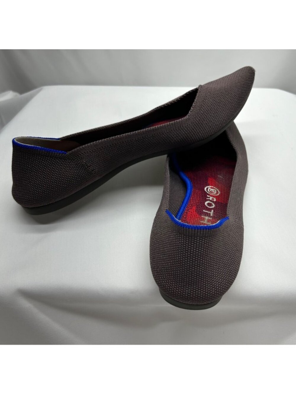 ROTHY'S The Point Ballet Flats In Retired Mink Color Women's 10 - Picture 8 of 12